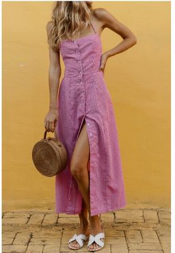 Posse the Label Marlowe Dress Red Gingham XS / AU 6 for rent on The Volte - image 3