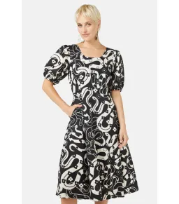 Gorman Floral Snake Party Dress Print Size AU 14 for rent on The Volte - image 2