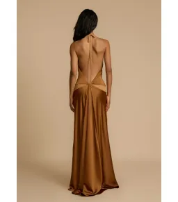 Arcina Ori Devora Dress Brown Size AU 6 for rent on The Volte - image 3