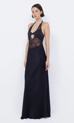 Bec & Bridge Liv Halter Maxi Dress Black Size 8 for rent on The Volte - image 2