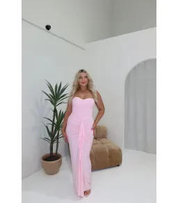 Natalie Rolt Shontae Gown Blossom Pink Size 1 / AU 8 for rent on The Volte - image 1