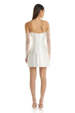 Eliya The Label Kayla Dress White Size 10  for rent on The Volte - image 3