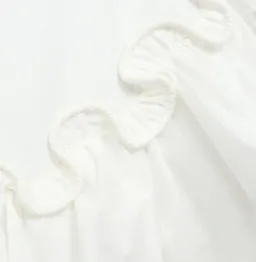 By Johnny Rope Frill Asymmetrical Mini Dress Ivory Size 12 for rent on The Volte - image 4