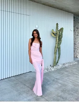 Natalie Rolt Miranda Gown Blossom Pink Size 1 / AU 8 for rent on The Volte - image 2