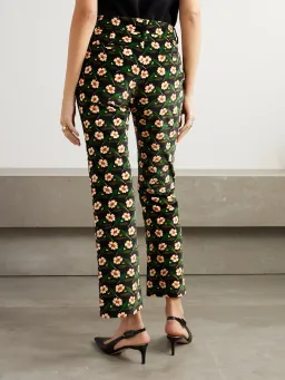 La Double J 24/7 Pants Mayfair Black in Cotton Velvet Size XS / AU 6 for rent on The Volte - image 2