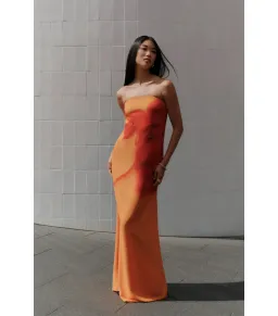 Meshki Amaya Maxi Dress in Koi Orchard Print Size AU 16 for rent on The Volte - image 1