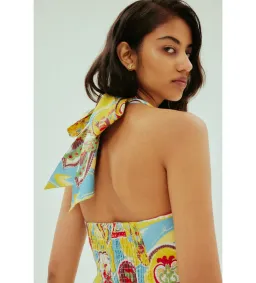 Alemais Emilio Midi Dress Multi Size 8 for rent on The Volte - image 2