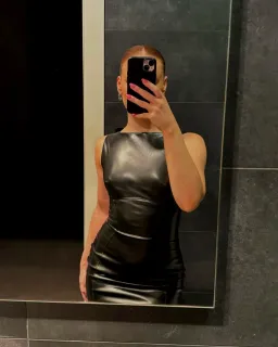 House of CB Sahara Vegan Leather Maxi Dress Black Size S / AU 8 for rent on The Volte - image 4