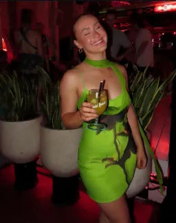 Rat & Boa Orisha Mini Dress Green Size M / AU 10 for rent on The Volte - image 3