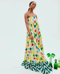 Alemais Everly Strapless Gown Multi Size 6 for rent on The Volte - image 4