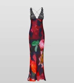Rat & Boa Paola Floral Slip Dress Abstract Floral Size 10 for rent on The Volte - image 3