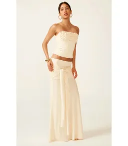 Ance Gria Jude Top and Skirt in Ivory Size S / AU 8 for rent on The Volte - image 2