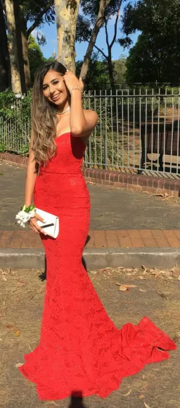 Jadore Alia Dress Red Size AU 6 for rent on The Volte - image 1