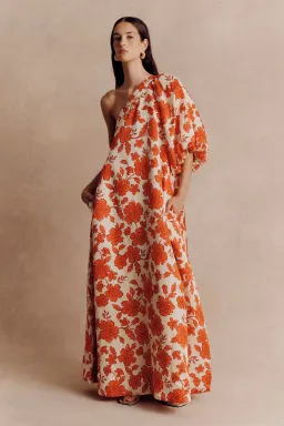 Hansen and Gretel Carmen One Shoulder Floral Maxi Dress Wild Flower Size M / AU 12 for rent on The Volte - image 2