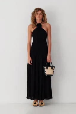 The Wolf Gang Siesta Maxi Dress Black Size XS / AU 6 for rent on The Volte - image 1