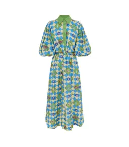 Alemais Lou Twist Front Shirt Dress Multi Size M / AU 10 for rent on The Volte - image 8