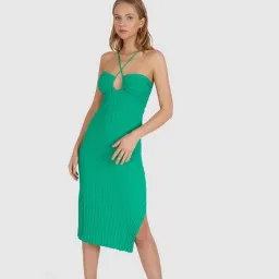 Chosen by Tuchuzy Sunny Midi Dress in Green Size XS / AU 6  for rent on The Volte - image 1
