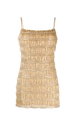 Rachel Gilbert Sadie Mini Dress Gold Size 2 / AU 10 for rent on The Volte - image 6