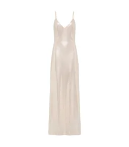 Manning Cartell High Voltage Slip Dress Nude Silver Size AU 8  for rent on The Volte - image 4