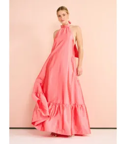 Hansen and Gretel Gateau Gown in Watermelon Size AU 8  for rent on The Volte - image 1