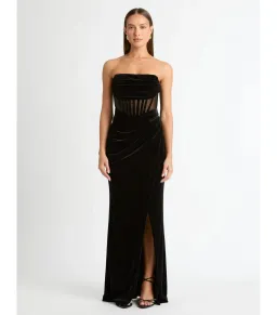 Sheike Trinity Maxi Dress Black Size AU 6 for rent on The Volte - image 1