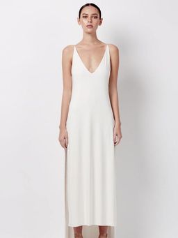 Natalie Rolt Dion Dress White Size 8 for rent on The Volte - image 1