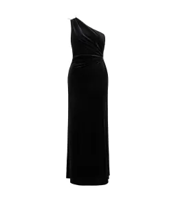 Forever New Costanza Diamante Velvet Gown Black Size AU 4  for rent on The Volte - image 5