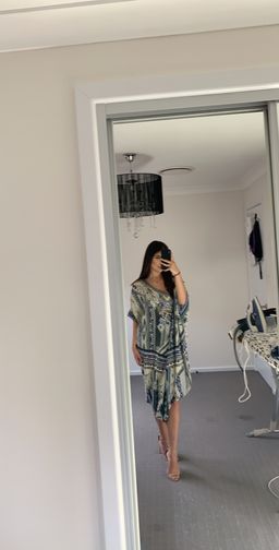 Camilla Kaftan Grey Blue Size 10 for rent on The Volte - image 2