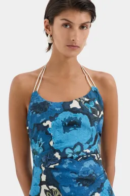 Sir The Label Camellia Midi Dress Floral Print Size 0p/Au 4  for rent on The Volte - image 2