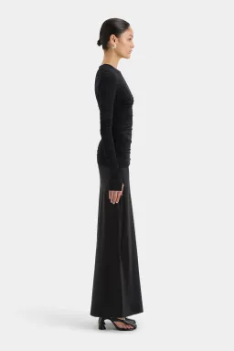 Sir The Label Alessia Draped Gown Black Size 2 / AU 12 for rent on The Volte - image 2