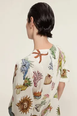 Alemais Sea Midi Dress Multicolour Size 10 for rent on The Volte - image 4