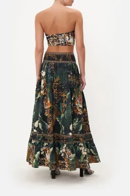 Camilla 4 Tiered Gathered Maxi Skirt Easy Tiger Size M / AU 12 for rent on The Volte - image 3