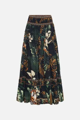 Camilla 4 Tiered Gathered Maxi Skirt Easy Tiger Size M / AU 12 for rent on The Volte - image 6