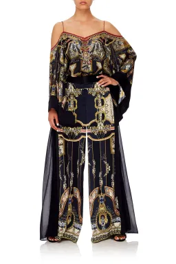 Camilla Flare Sleeve Top Midnight Meeting Size M / AU 12 for rent on The Volte - image 1