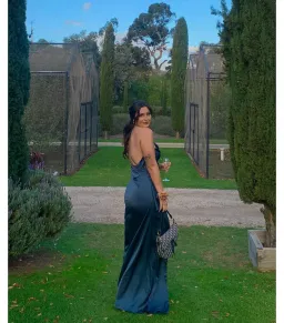 Lexi Samira Dress Orion Blue Size AU 10   for rent on The Volte - image 5