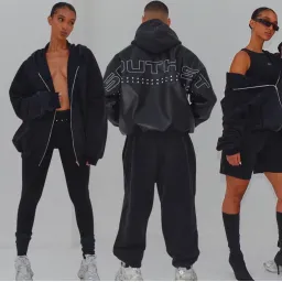 South Street International Faux Leather Jacket Black Size AU 12 for rent on The Volte - image 3