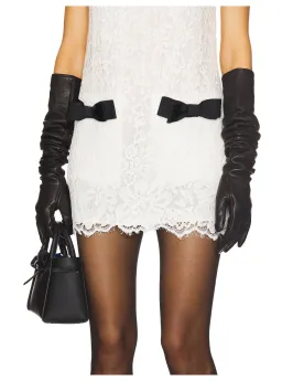 Helsa The Lace Mini Dress White Size XS / AU 6 for rent on The Volte - image 5