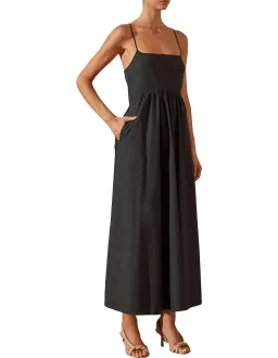Shona Joy Andrea Low Open Back Midi Dress Black Size 6 for rent on The Volte - image 3