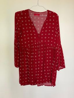 Tigerlily Morisot Dress in Red Size 8 for rent on The Volte - image 3