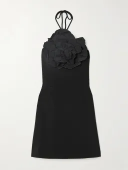Rebecca Vallance Odetta Halter Mini Dress Black Size 10 for rent on The Volte - image 3
