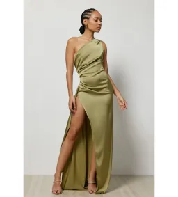 Lexi Samira Dress Olive Size S / AU  8 for rent on The Volte - image 3