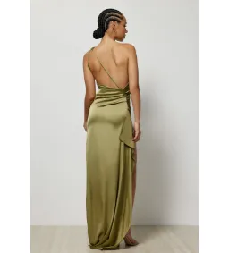 Lexi Samira Dress Olive Size S / AU  8 for rent on The Volte - image 2