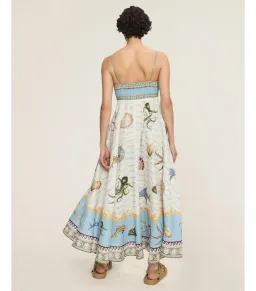 Alemais Bath House Sundress Print Size AU 12 for rent on The Volte - image 3