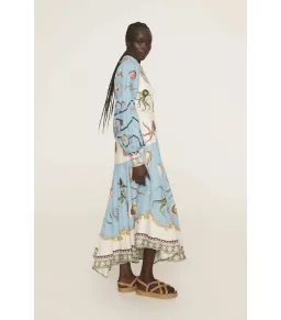 Alemais Bath House Shirtdress Multi Size AU 10 for rent on The Volte - image 4