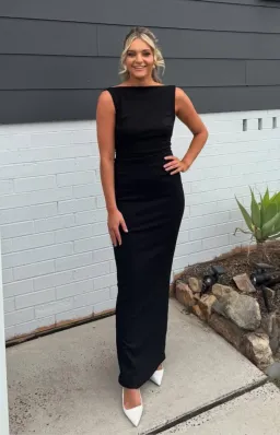 Effie Kats Verona Gown Black Size XS / AU 6 for rent on The Volte - image 5