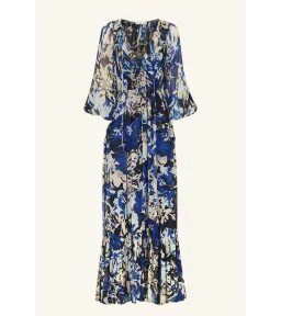 Shona Joy Olea Drawstring Ruffle Maxi Dress Print Size AU 16 for rent on The Volte - image 6