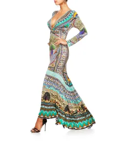 Camilla U Ring Neckline Long Dress The King And I Size XS / AU 8 for rent on The Volte - image 4