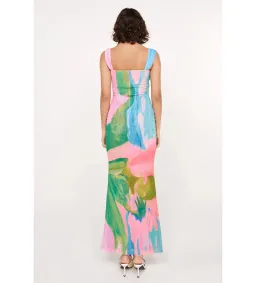 She Is Olla Imogen Dress Midi Blue Size 8 for rent on The Volte - image 4