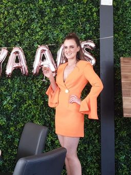 Sheike - Audrey Dress orange 6 for rent on The Volte - image 2