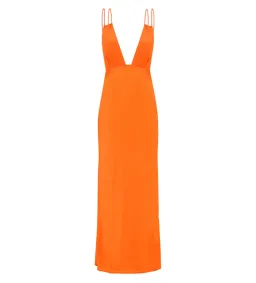 Paris Georgia Bernie Slip Dress Vivid Orange  Size S/Au 8 for rent on The Volte - image 1